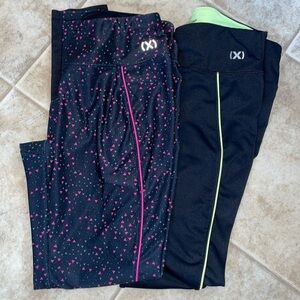 2(X)ist lot of 2 leggings.  Size Medium.